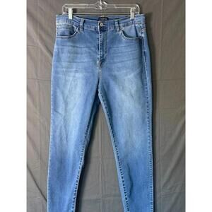 Curve Appeal High-Rise Essential Skinny Jeans - Medium Wash - Size 14/32